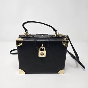 Trunk faux leather bag